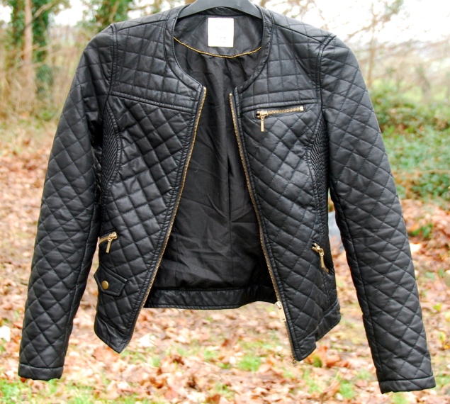 zara quilted leather jacket trf New Clothes Purchases