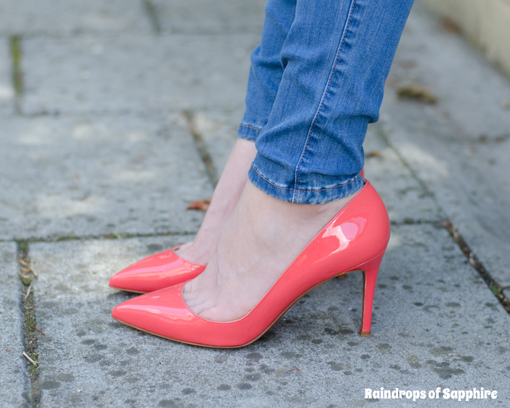 Pops Of Neon With Christian Louboutin Pigalle | Raindrops of Sapphire  