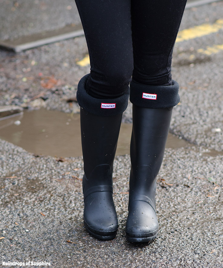 hunter-wellies-black-matte-rain-boots – Raindrops of Sapphire