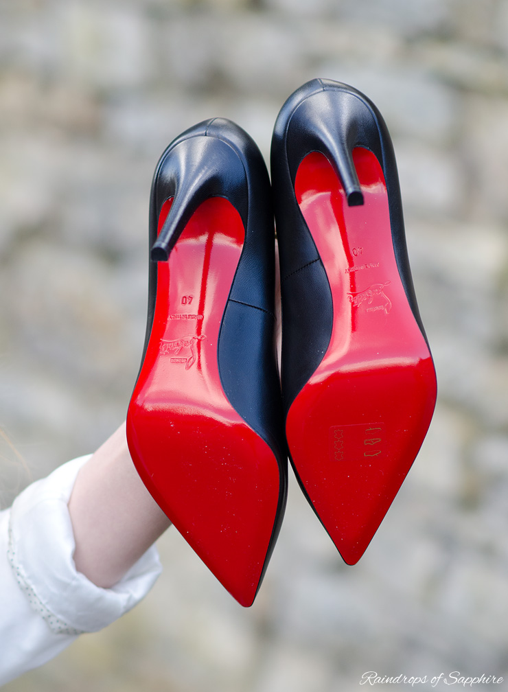 prada heels red bottom