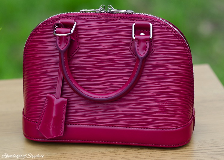 Louis Vuitton Alma BB Epi Leather Bag in Fuchsia | Raindrops of Sapphire