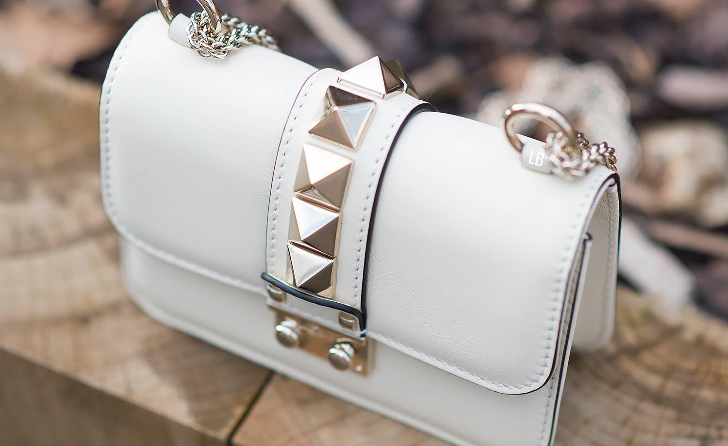Valentino Mini Lock Bag in Light Ivory Review Raindrops of Sapphire