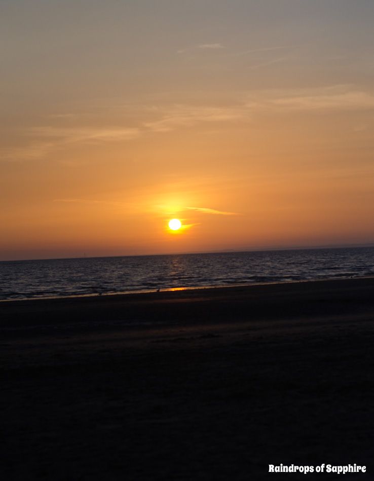 sunset-glow-orange-beach