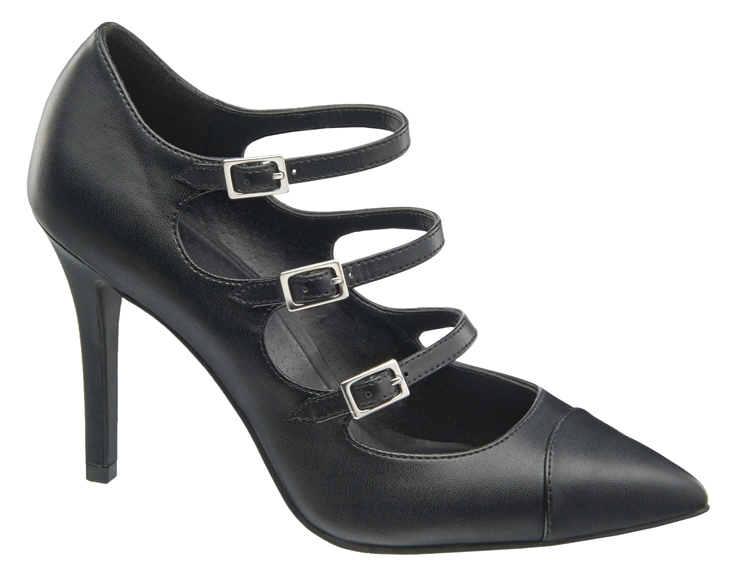 1 290 604, Pointed multi-strap gothic-style heel, ú24.99 (Caroline Blomst)
