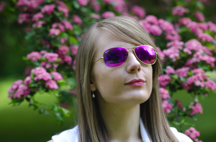 ray-ban-shrunken-aviator-sunglasses-Cyclamen-Mirror-pink-purple-3