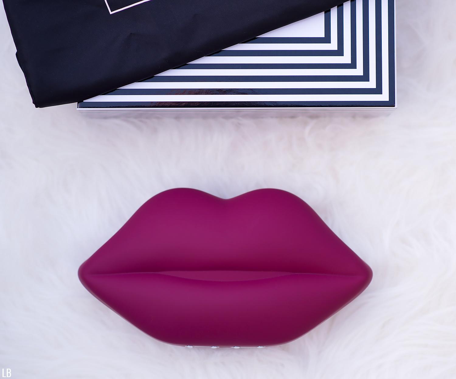 lulu-guinness-purple-pink-red-lips-clutch-powder