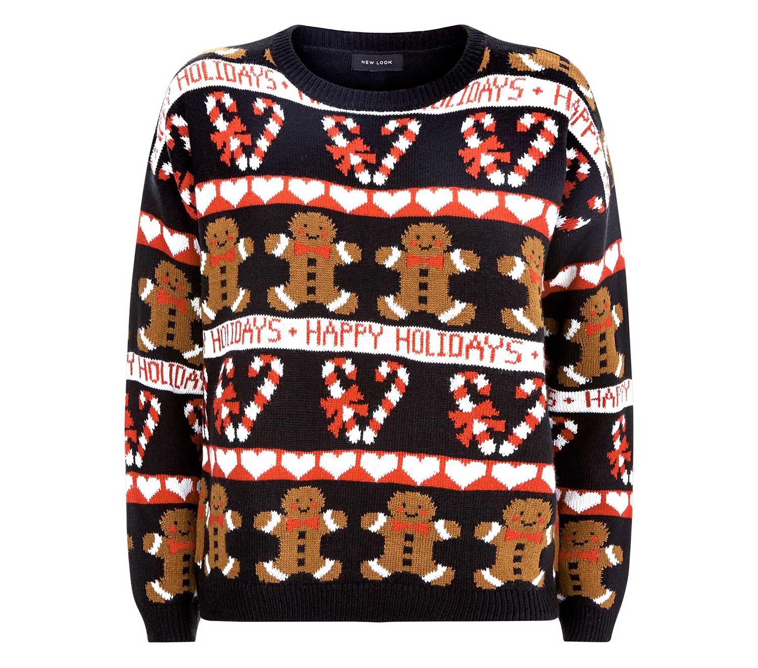 HSA Christmas Jumper Novelty Christmas Sweater for Men and Women Unisex Retro Fairisle Santa Party Jumpers Mens & Womens Warm 4XL Regular Fit Knitted Christmas Holiday Jumpers in Sizes S