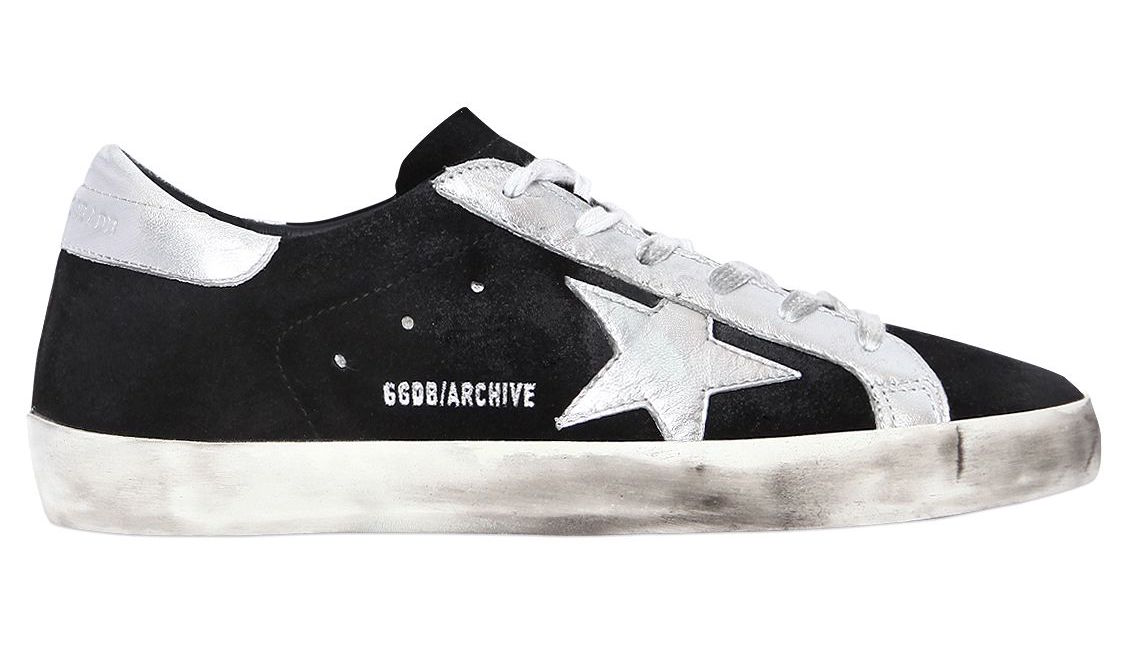 golden goose silver and black